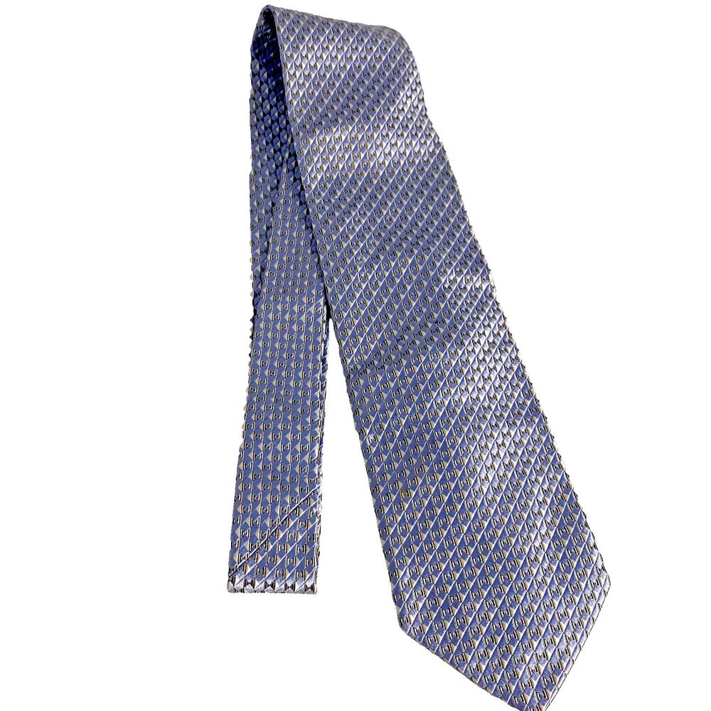 #7867 Light Blue Robert Talbott The Ascot Shop Mens Necktie 55.5X4